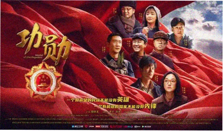 巨幕画幅比例横向对照的观测示意图